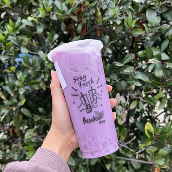 Presotea - Taro Milk Tea Sub Oatmilk - Bubble Tea Near Me - Elk Grove, California Presotea - Taro Milk Tea Sub Oatmilk - Bubble Tea Near Me - Elk Grove, California