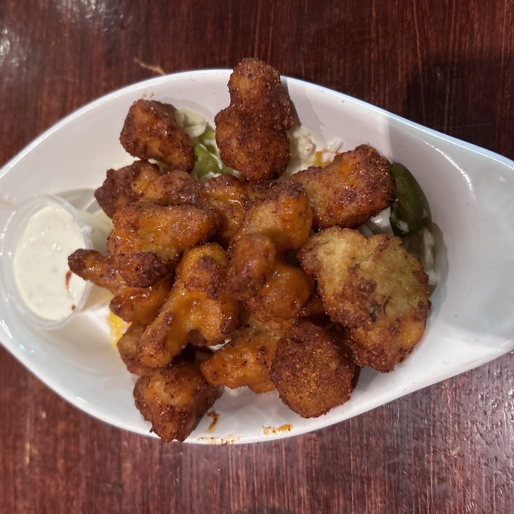 Acadia - Buffalo cauliflower w margarita and chili sauce - Pubs Near Me - Minneapolis, Minnesota
