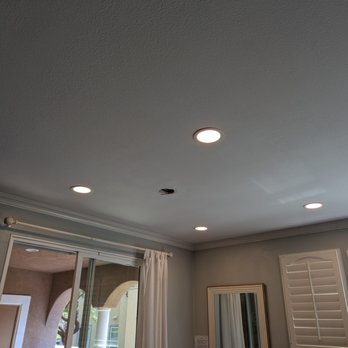 David Electrical - We had a chandelier here so there was no drywall to fill it with so we had to leave it empty until we can patch it. - Electricians Near Me