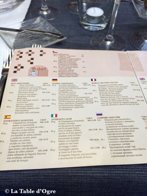 Menu photo 1 Tři století Prague, PR