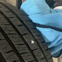Jose’s Tire Shop - They were able to patch this on my brand new tire.