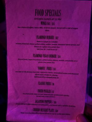 Menu photo 3 The Flamingo Bar Los Angeles, CA Menu photo 3 The Flamingo Bar Los Angeles, CA