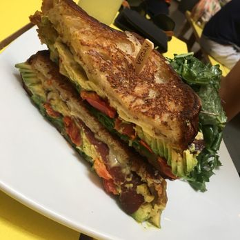 The Wild Chive - "BLT" grilled cheese Sammie - Vegan Near Me - Long Beach, California