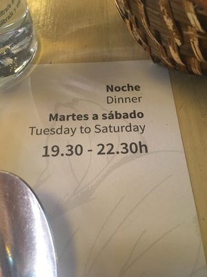 Menu photo 1 Bon Lloc Palma, PM
