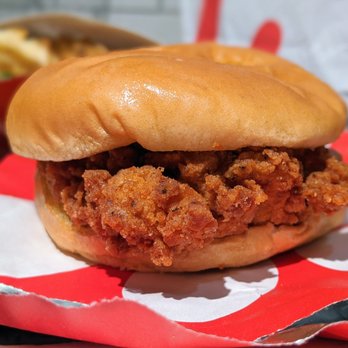 Chick-fil-A - Spicy Chicken Sandwich Meal. $6.99. Includes waffle fries and a drink. Sauces complimentary. - Fast Food Near Me - Durham, North Carolina