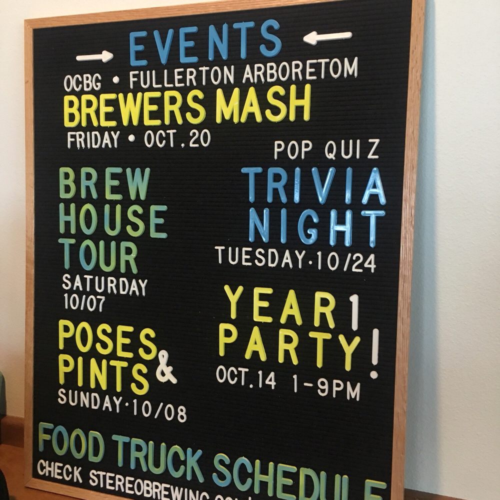 Stereo Brewing - Breweries Near Me - Placentia, California Stereo Brewing - Breweries Near Me - Placentia, California