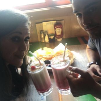 Islands Restaurant - Me and the hubby enjoying our lava flows! - Burgers Near Me - Temecula, California Islands Restaurant - Me and the hubby enjoying our lava flows! - Burgers Near Me - Temecula, California