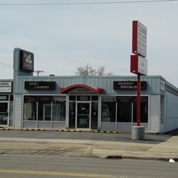 Big Four Cleaners & Shirt Laundry - The Big Four Cleaners Plaza.  Corner of Elmwood and Wabash.