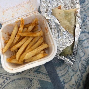 Tacos El Escondido - Chicken burrito and fries - Mexican Near Me - Los Angeles, California Tacos El Escondido - Chicken burrito and fries - Mexican Near Me - Los Angeles, California