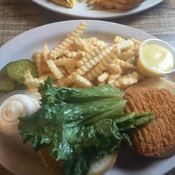 Rocky's Cozy Kitchen - Breaded Chicken Fillet Sandwich with Fries