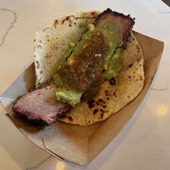 Churchrow Tejas Bbq - Brisket Taco - Barbeque Near Me - Austin, Texas