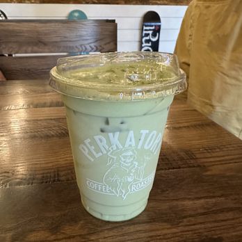 Perkatory Coffee Roasters - Iced Matcha - Cafes Near Me - Middletown, Connecticut Perkatory Coffee Roasters - Iced Matcha - Cafes Near Me - Middletown, Connecticut