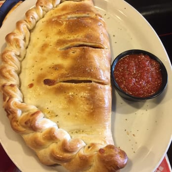 Rosati's Pizza - Huge pepperoni calzone with side of marinara sauce!! - Pizza Near Me - Temecula, California