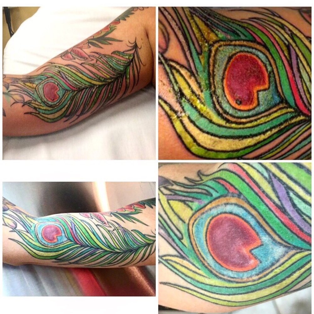 Black Rose - I was tattooed by Brandon Bopko. He left my arm scarred and raised. The shop is aware and don't care that I'm not happy with this tattoo. - Piercing Near Me - Deerfield Beach, Florida