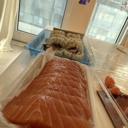 Galleria - Salmon Sashimi $13, Maki Sushi $12