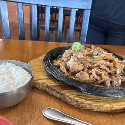 Rice and (pork) Dwaeji Bulgogi