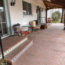 Casa Blanca Inn & Suites - Patio in front of Mesa Verde room at Casa Blanca Inn.
