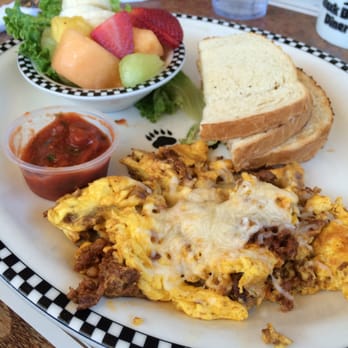 Black Bear Diner Tracy - Chorizo scramble with Sourdough Toast instead of flour tortillas. - American Near Me - Tracy, California