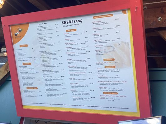 Menu photo 1 Sushi Sang Lancaster, PA