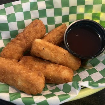Sticks Tavern - Cheese sticks with sticky hot tabasco dip delish! - Sports Bars Near Me - Henderson, Nevada Sticks Tavern - Cheese sticks with sticky hot tabasco dip delish! - Sports Bars Near Me - Henderson, Nevada