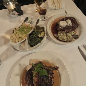 The Barn Steakhouse - Rib eye steak, half chicken, brussel sprouts & Mac & cheese - American Near Me - Evanston, Illinois The Barn Steakhouse - Rib eye steak, half chicken, brussel sprouts & Mac & cheese - American Near Me - Evanston, Illinois