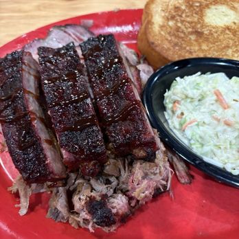 Sonny's BBQ - Pick 3 Combo pork three ways - ribs, pulled pork, and sliced pork - Barbeque Near Me - Pensacola, Florida Sonny's BBQ - Pick 3 Combo pork three ways - ribs, pulled pork, and sliced pork - Barbeque Near Me - Pensacola, Florida