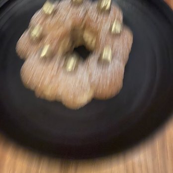 Barndiva - Paris Brest pastry with gold dipped hazelnuts - New American Near Me - Healdsburg, California
