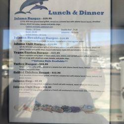 Jalama Beach Store - Menu