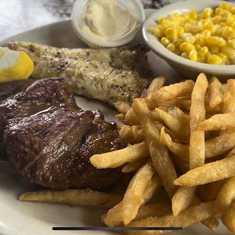 Three Guys and a Grill - Surf and turf - American Near Me - Elkhart Lake, Wisconsin Three Guys and a Grill - Surf and turf - American Near Me - Elkhart Lake, Wisconsin