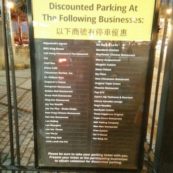 Chinatown Parking - Participating stores and restaurants - Parking Near Me - Chicago, Illinois