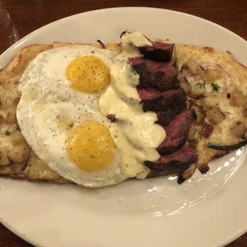 Ozzie's Good Eats - Steak & Egg Flatbread #2 - American Near Me - Fairfax, Virginia Ozzie's Good Eats - Steak & Egg Flatbread #2 - American Near Me - Fairfax, Virginia