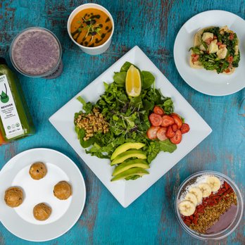 Extract Juicery - a plate of food and a drink - Juice Bars & Smoothies Near Me - St. Augustine, Florida Extract Juicery - a plate of food and a drink - Juice Bars & Smoothies Near Me - St. Augustine, Florida