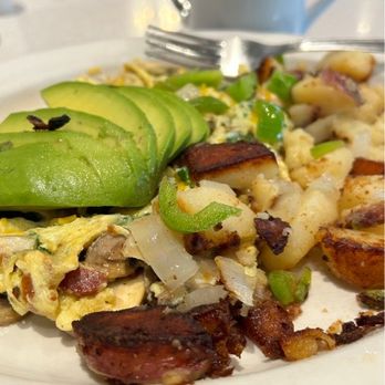 The Hungry Fisherman - Popeye Scramble - Seafood Near Me - Morro Bay, California The Hungry Fisherman - Popeye Scramble - Seafood Near Me - Morro Bay, California