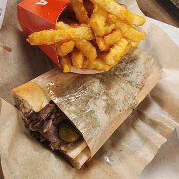 Buona - Italian steak with dipped gravy and fries, combo meal - Fast Food Near Me - Murfreesboro, Tennessee Buona - Italian steak with dipped gravy and fries, combo meal - Fast Food Near Me - Murfreesboro, Tennessee