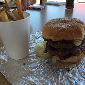 Five Guys - Bacon burger with 1/2 small fries - Burgers Near Me - Albuquerque, New Mexico