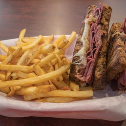 Hermosa Creek Grill. My gooey Reuben with really, really good fries. Hermosa Creek Grill. My gooey Reuben with really, really good fries.