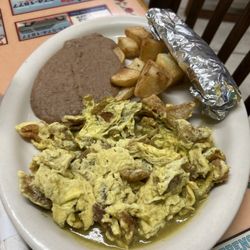 Normas Cafe - Chicharrone and Eggs