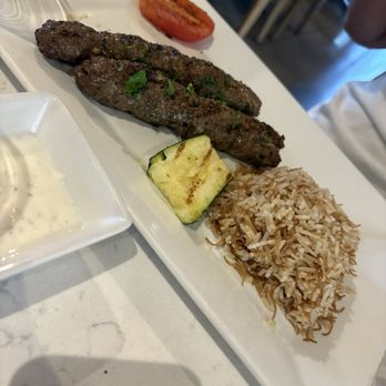 Pine Bistro - Beef Grilled Kafta Loula Kabob - Mediterranean Near Me - Enterprise, Nevada