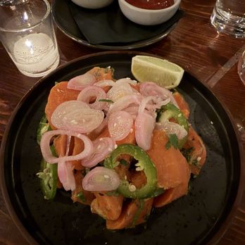 The Degenerate - Carrot ceviche - Cocktail Bars Near Me - Charlotte, North Carolina The Degenerate - Carrot ceviche - Cocktail Bars Near Me - Charlotte, North Carolina