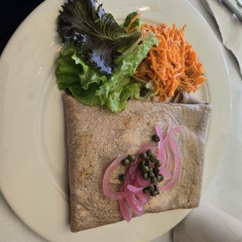 Le Petit Triangle Cafe - Buckwheat salmon crepe - French Near Me - Cleveland, Ohio Le Petit Triangle Cafe - Buckwheat salmon crepe - French Near Me - Cleveland, Ohio