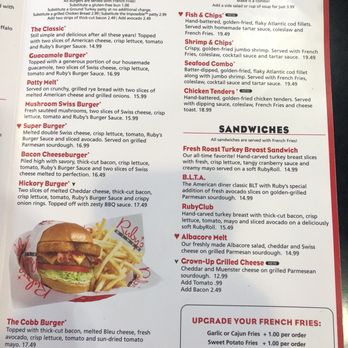 Ruby's Diner - Menu - Diners Near Me - Commerce, California Ruby's Diner - Menu - Diners Near Me - Commerce, California