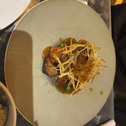 Le Hide - Duck meat, 27€, delicious! Cooked with wine, sauce was sweet!