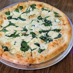 Giuseppe's Pizza Shop - White spinach pie w/ ricotta