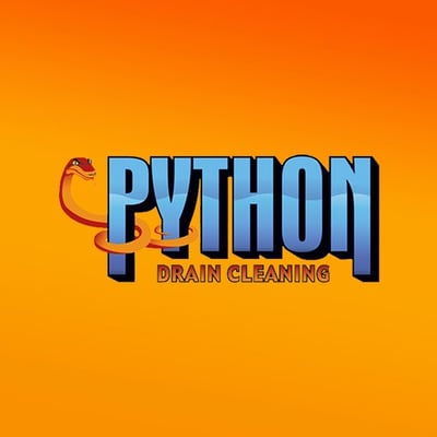 Python Drain Cleaning Logo
