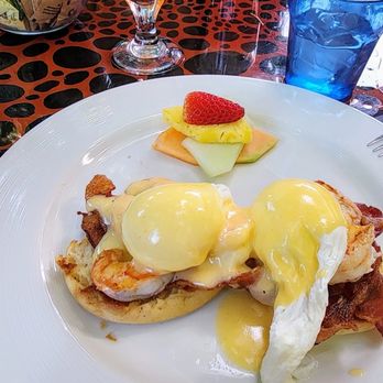 Blue Heaven - Shrimp Benedict - Breakfast & Brunch Near Me - Key West, Florida Blue Heaven - Shrimp Benedict - Breakfast & Brunch Near Me - Key West, Florida