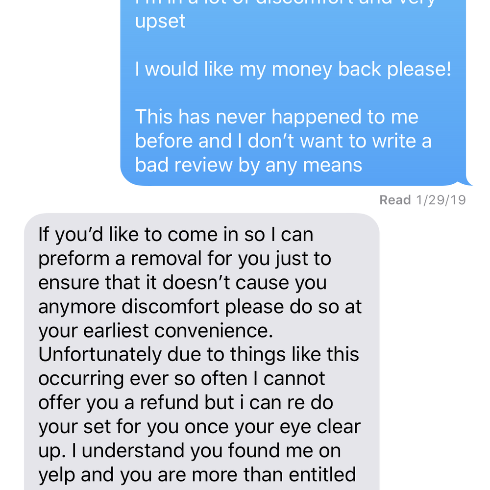 Lashes On Fleek - Convo with Nia 1 - Eyelash Service Near Me - Glendale, California Lashes On Fleek - Convo with Nia 1 - Eyelash Service Near Me - Glendale, California