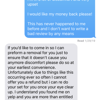 Lashes On Fleek - Convo with Nia 1 - Eyelash Service Near Me - Glendale, California Lashes On Fleek - Convo with Nia 1 - Eyelash Service Near Me - Glendale, California