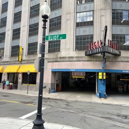 Hertz is the yellow awnings on the left At the intersection of Columbus and Elliot Hertz is the yellow awnings on the left At the intersection of Columbus and Elliot