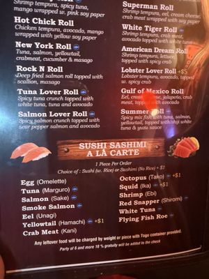 Menu photo 7 Sushi Boss Cherry Hill Township, NJ