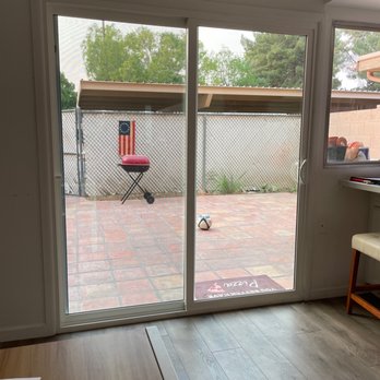 Christy Windows - New slider for back patio. - Windows Installation Near Me Christy Windows - New slider for back patio. - Windows Installation Near Me